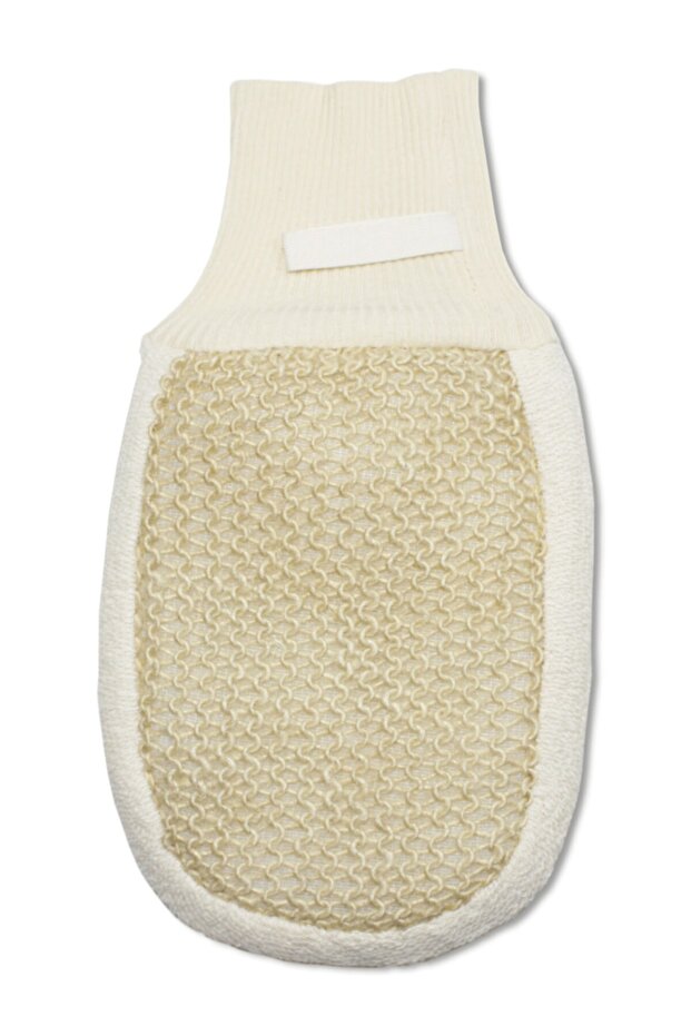 Natural Sisal Bath Scrub with Gloves, Bath Loofah