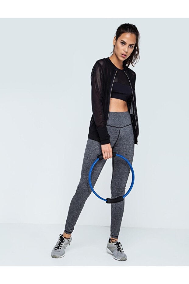 Bomber File Ceket Siyah Electra - 1