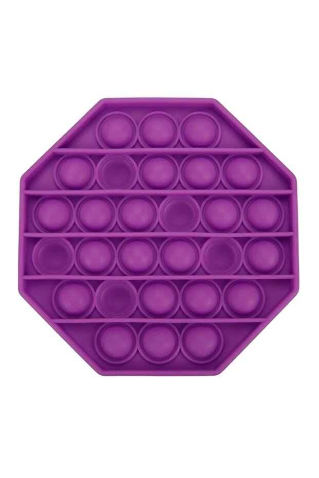 Purple Push Pop Bubble Toy - Special Pop Stress Octagonal 6240
