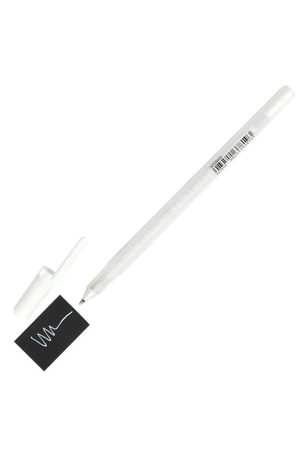 Gelly Roll Basic White 08 Medium Beyaz Jel Mürekkepli Kalem 0,4mm - 1
