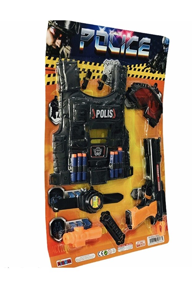 Çelik Yelekli Polis Seti - 2