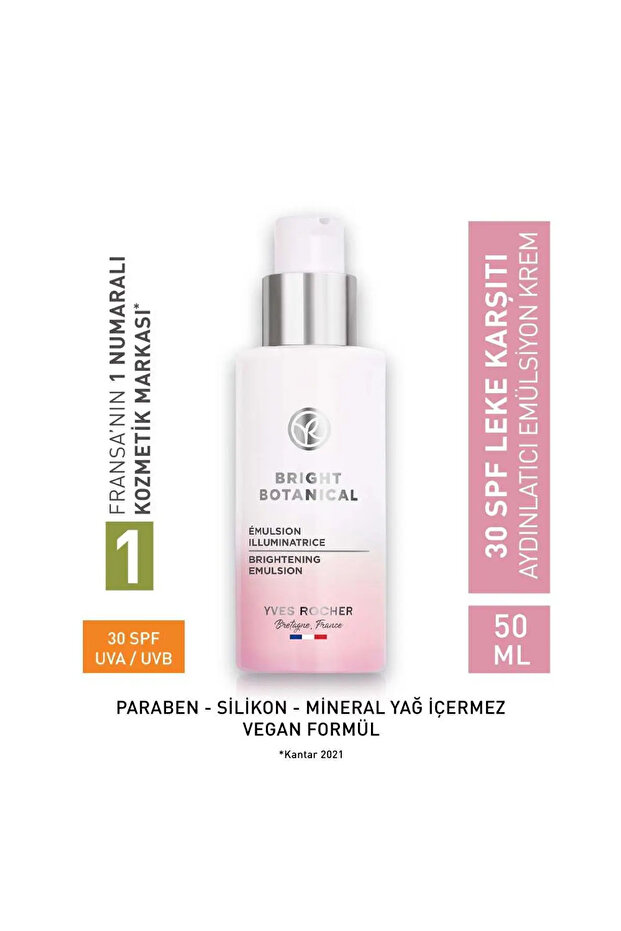 Vegan Skin Tone Evening Sunscreen SPF 30 Brightening Anti-Wrinkle Cream