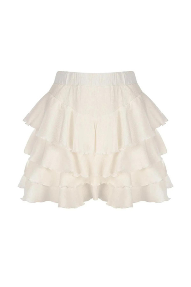 Mykonos Beyaz Etek - 2