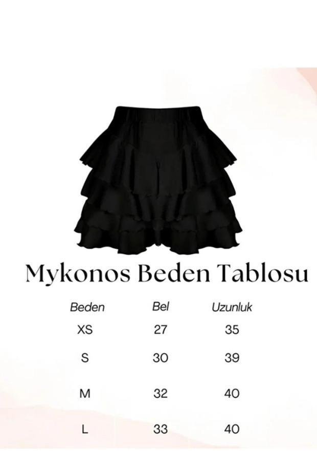 Mykonos Beyaz Etek - 3