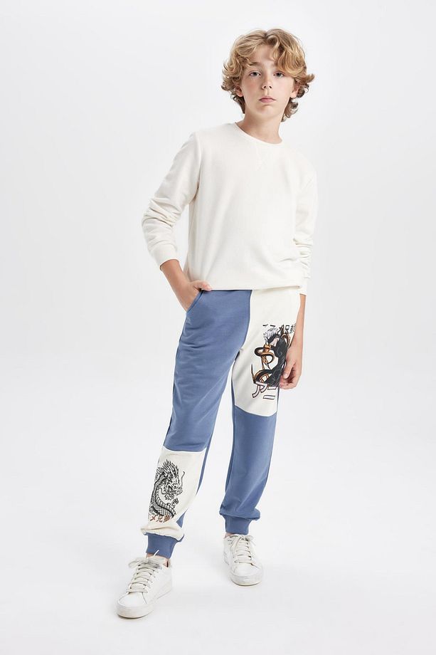 Erkek Çocuk Baskılı Jogger Eşofman Altı C1769A824SP - 4