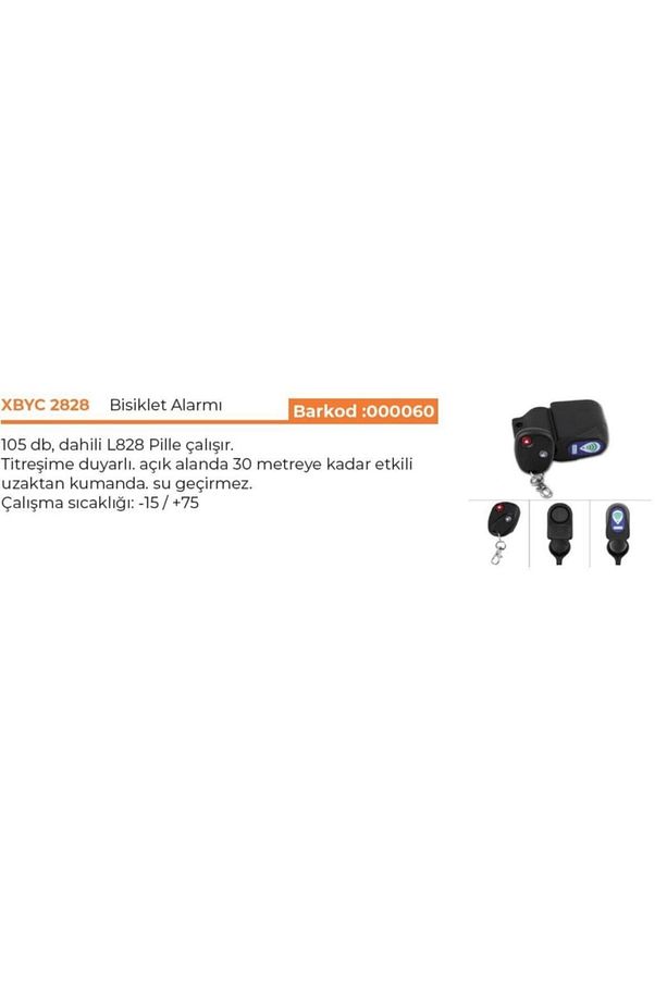 Xbyc 2828 Uzaktan Kumandalı Wireless Bisiklet Alarmı Yüksek Sesli - 6