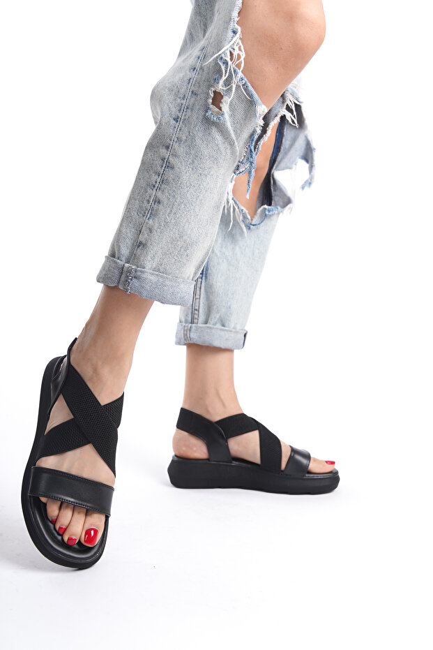 Black Women's Sandals Bg1010-123-0006
