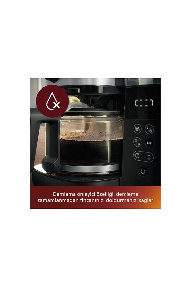 H All-In-1 Brew Öğütücülü Filtre Kahve Makinesi - 2