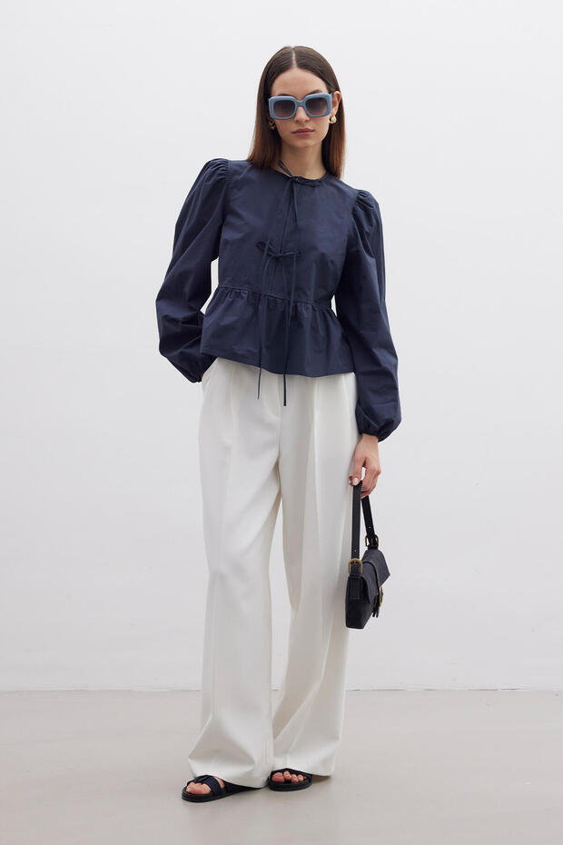 BINDUNG PREMIUM BLUZ DUNKELBLAU - 2