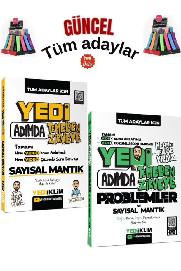 Güncel 7 Adımda Temelden Zirveye Problemler ve SayısalMantık Video Konu Anl.Video ÇözümlüSoru - 1