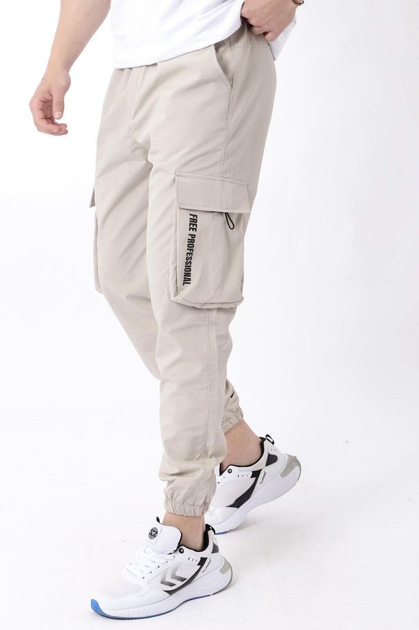 Paraşüt Kumaş Paça Lastikli Kargo/Jogger Alt PLDP 01_70093 - 3
