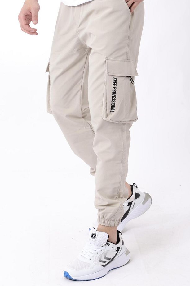 Paraşüt Kumaş Paça Lastikli Kargo/Jogger Alt PLDP 01_70093 - 1