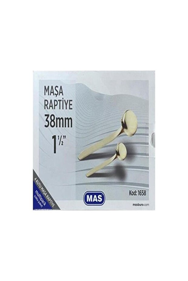 Mas Masha Fasteners from the Box of 30 - 10 Packs 38 mm