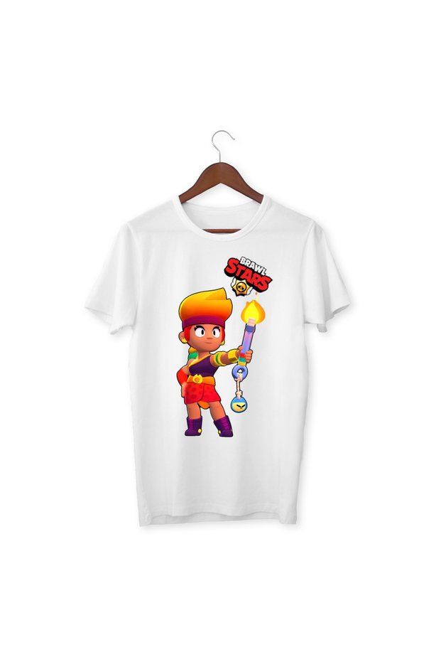 Brawl Stars Amber T-shirt Kids Adult White t-shirt Unisex Kids T-shirt
