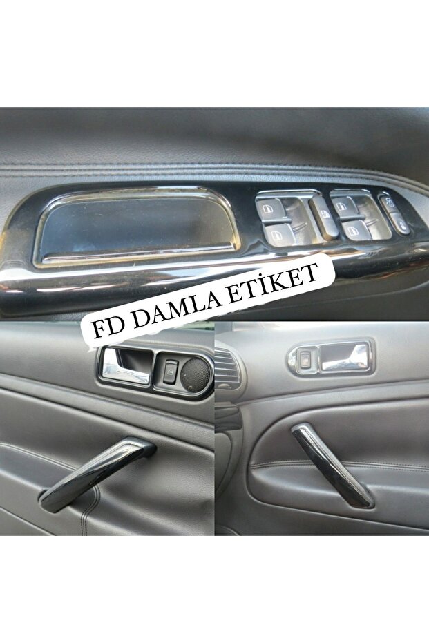 Volkswagen Passat B5, B5.5 Dashboard, Console, Trim, and Insole Cover Set, Piano Black, Special Design.