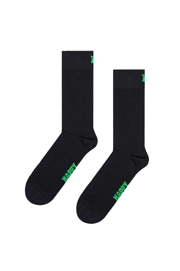 Unisex socks, pack of 5 - Solid Socks, cotton blend, plain - 2
