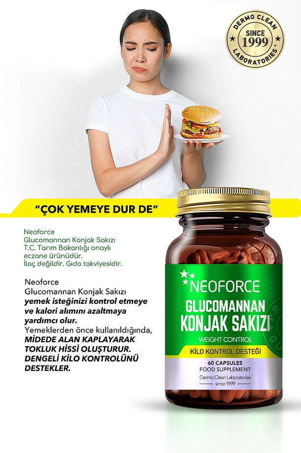 GLUCOMANNAN KONJAK SAKIZI + NEOCURE ANTİ SELÜLİT TERMAL KREM 200 ML - 5