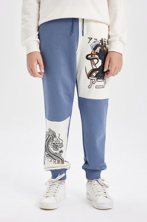 Erkek Çocuk Baskılı Jogger Eşofman Altı C1769A824SP - 5