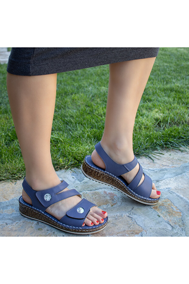 Orthopedic Leather Women's Sandals 11377