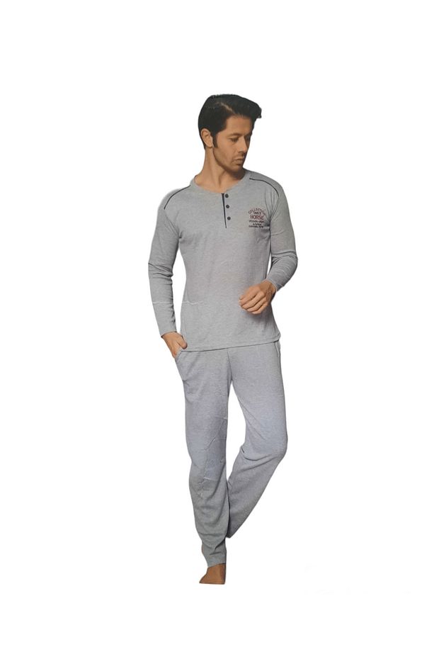 LİLA PİJAMA Uzun Kol Erkek Pijama Takımı - 1