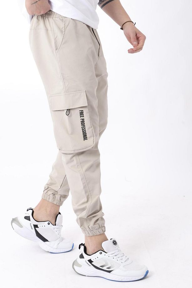 Paraşüt Kumaş Paça Lastikli Kargo/Jogger Alt PLDP 01_70093 - 4
