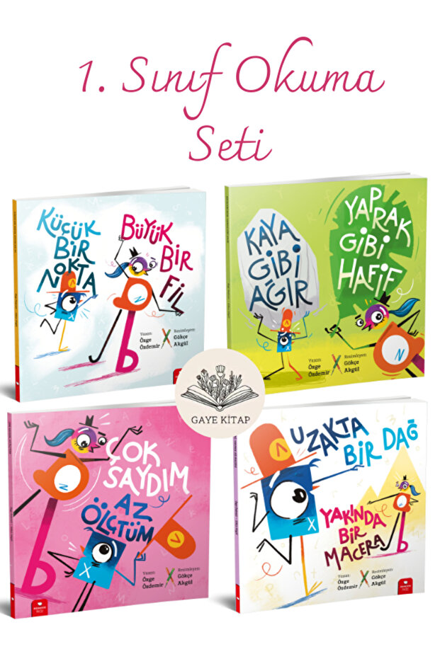 1. Sınıf Okuma Kitapları 4 Kitap Set