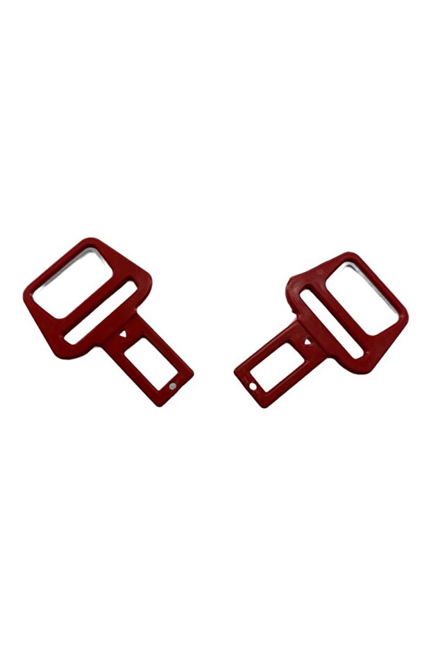 Belt Fastening Clip with Soda Opener 2 Pieces Red