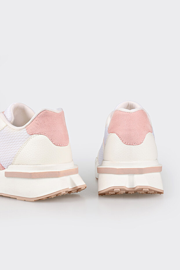 Beyaz Kadın Sneaker TEKZI - 4