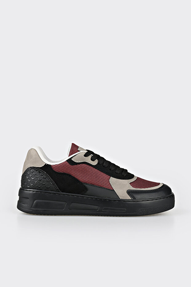 Bordo Kadın Sneaker GINTO - 1
