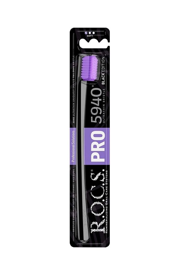 Rocs Pro 5940 Ultra Soft Diş Fırçası - Siyah Mor - 3