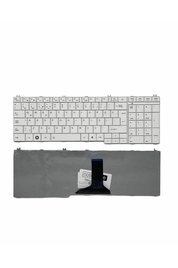 Toshiba ile Uyumlu MP-09M86TQ6920, MP-09M86TQ69201, MP-09M86TQ6930 Notebook Klavye Beyaz TR - 1