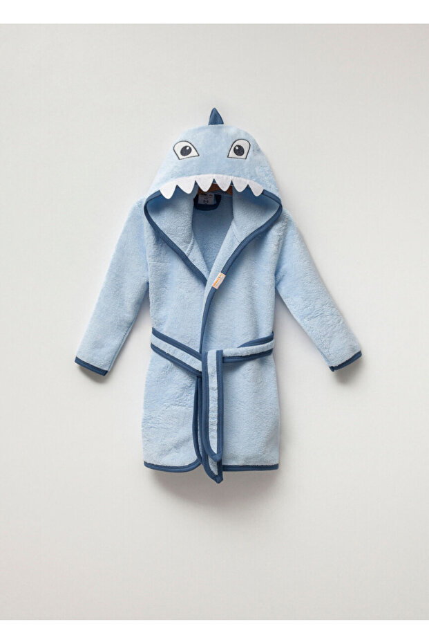 Children's Bathrobe Belted Cute Animal Pattern Bathrobes 1-4 Years Old