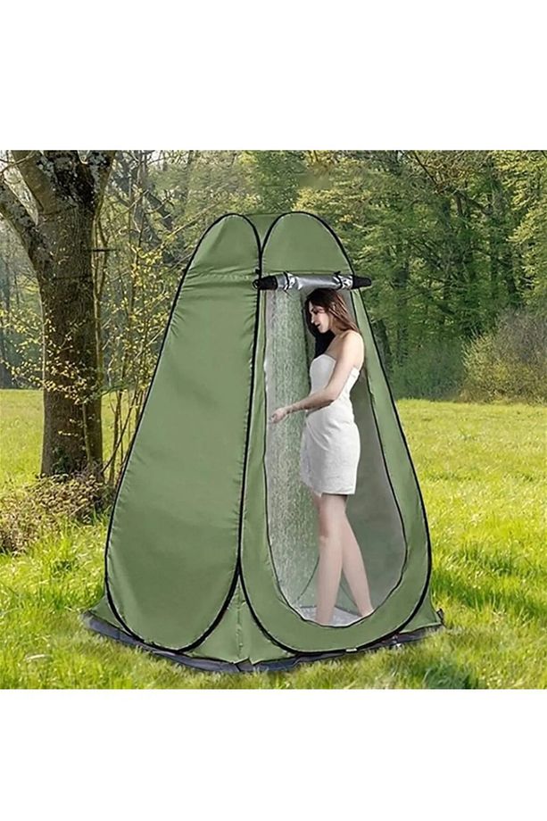 Giyinme Çadırı Kamp Duş Tuvalet Çadırı Soyunma Çadır Portatif Otomatik Çadırı 120X120X190CM - 5