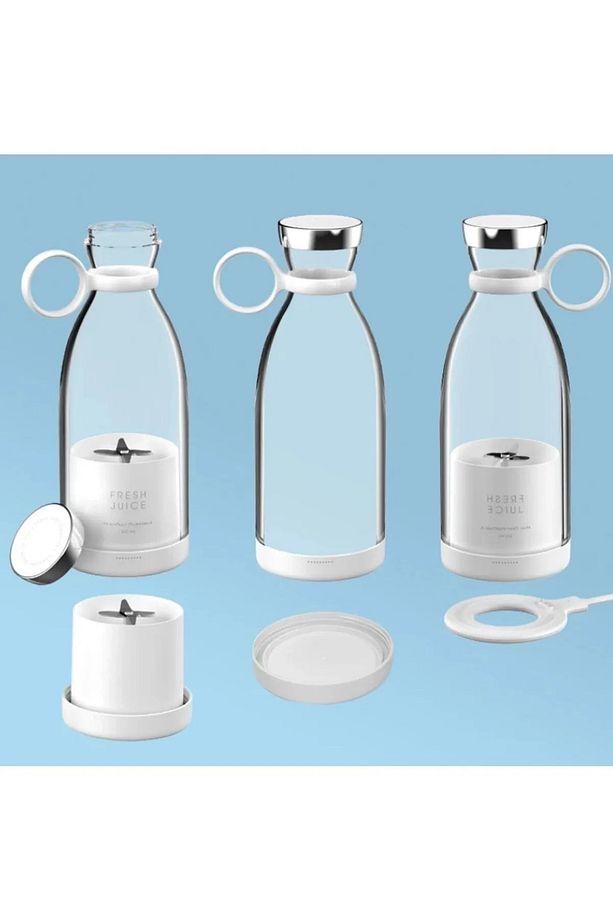 Taşınabilir 350 ml Blender Mini Meyve Karıştırıcı Milkshake Işlevli Blander Smothie (PLASTİK) - 4