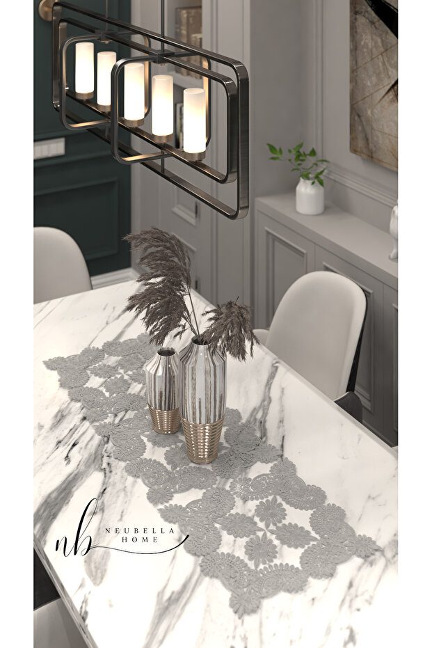 American Service Runner Kitchen Set Flower Table Presentation Set Dowel - 2