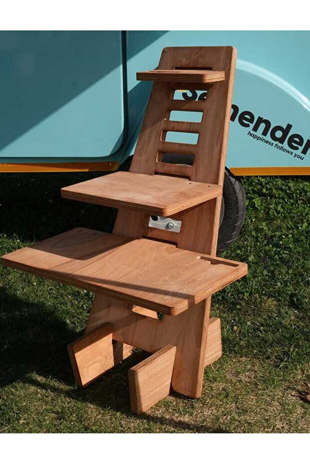 Ahşap Katlanabilir Demonte Desk - 3