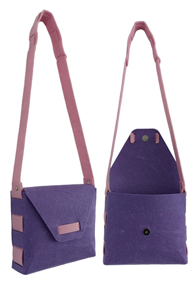 Girls' Shoulder Bag Felt Healthy Seamless Activity Daily Bag Multicolor