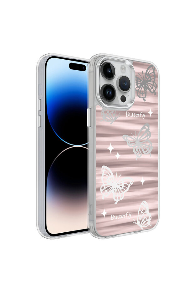 حافظة SUB Mimbo بتصميم لامع مع وسادة هوائية متوافقة مع هاتف iPhone 14 Pro-NO5