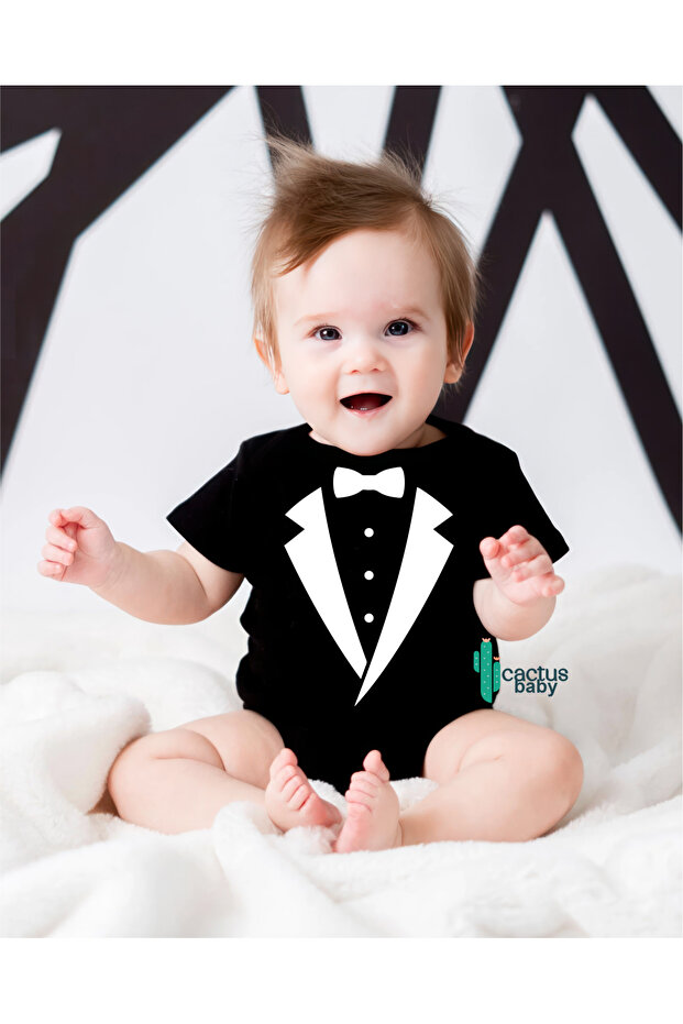 SMOKIN DESIGN COTTON Baby Bodysuit - Bodysuit Detailed