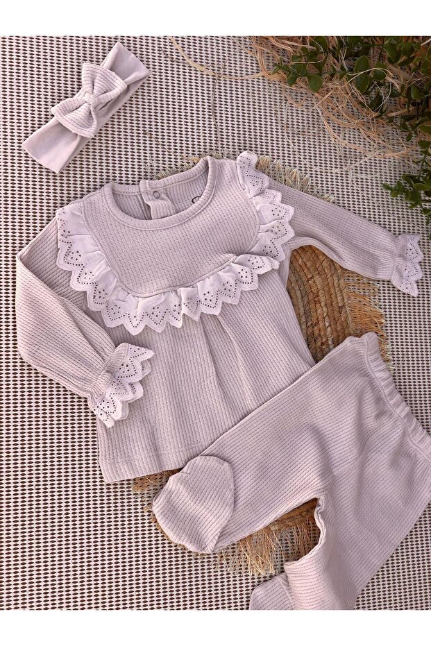 newborn baby girl lace set