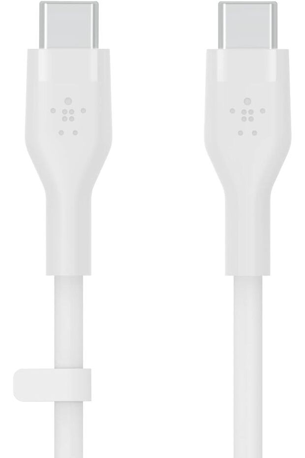BoostCharge Flex USB-C'den USB-C'ye Kablo 60W 1Metre Beyaz - 2