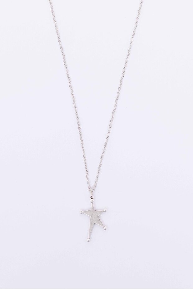 Unisex Silver Color Necklace