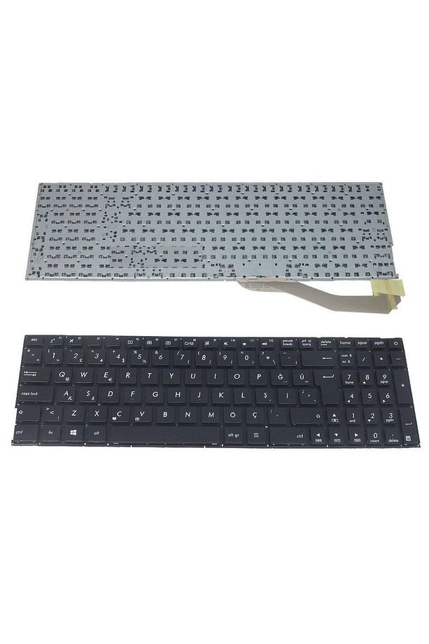 Asus ile Uyumlu X540, X540L, X540LA, X540LJ, X540N, X540NA, X540S Notebook Klavye Siyah TR - 1