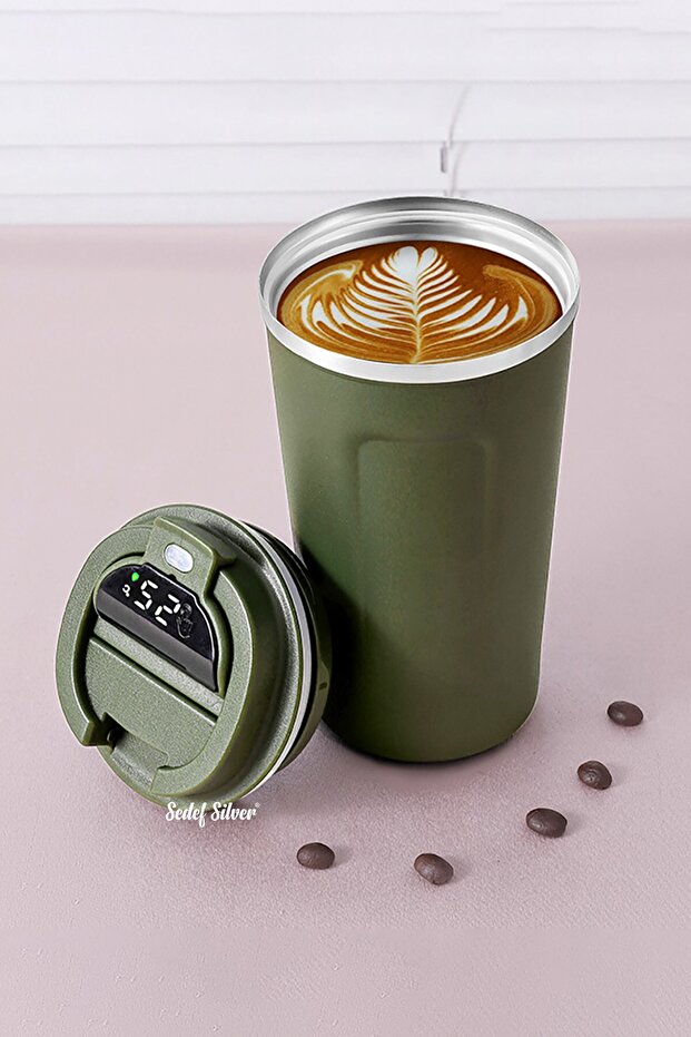 380 ml Graduated, Digital Thermos, Cay – Coffee Thermos, Mug Bardag Thermos