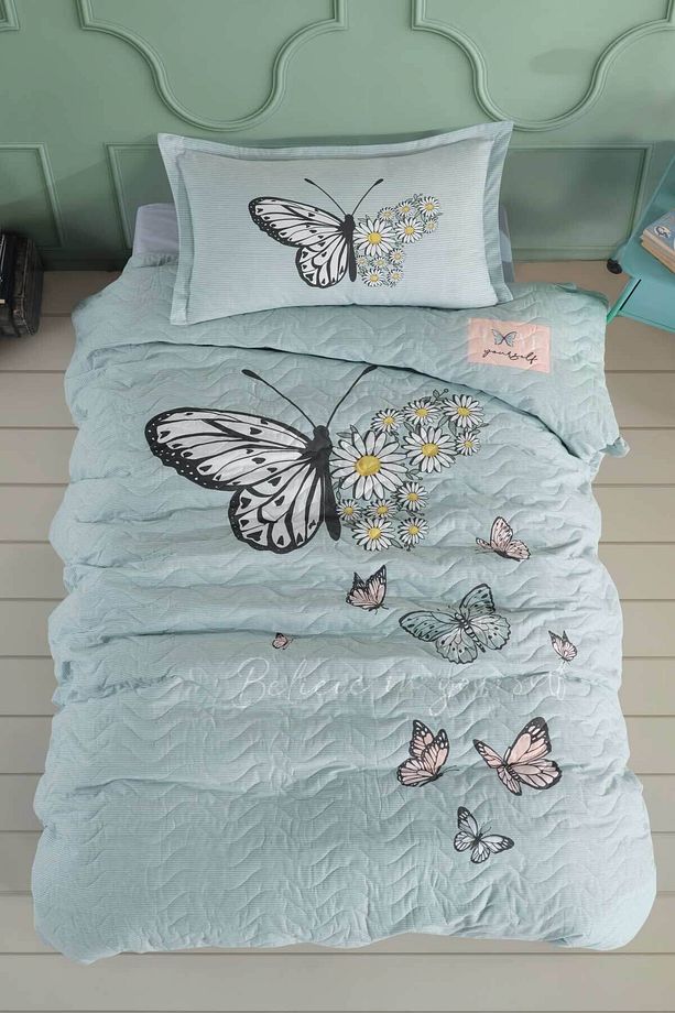 Ranfoce Tek Kişilik Dört Mevsim Set  DAISY LOVE V1 MİNT - 1