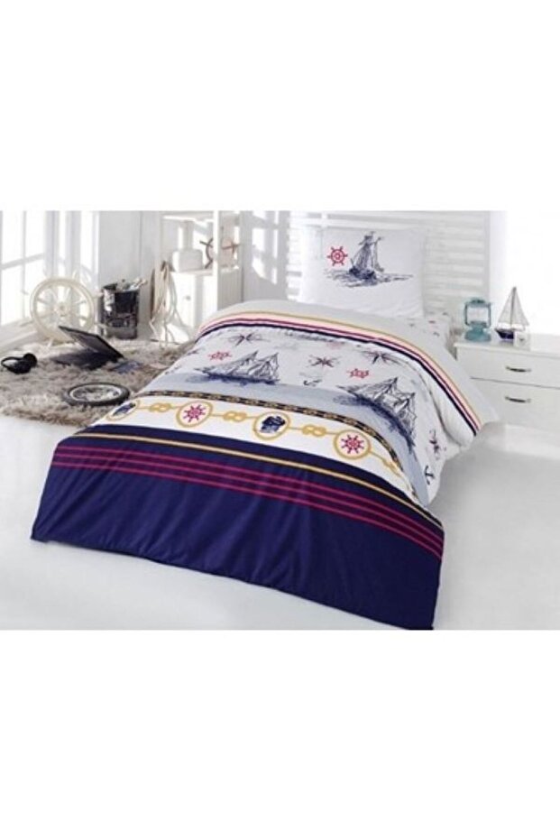 Single Crystal Duvet Cover Set - Sailboat