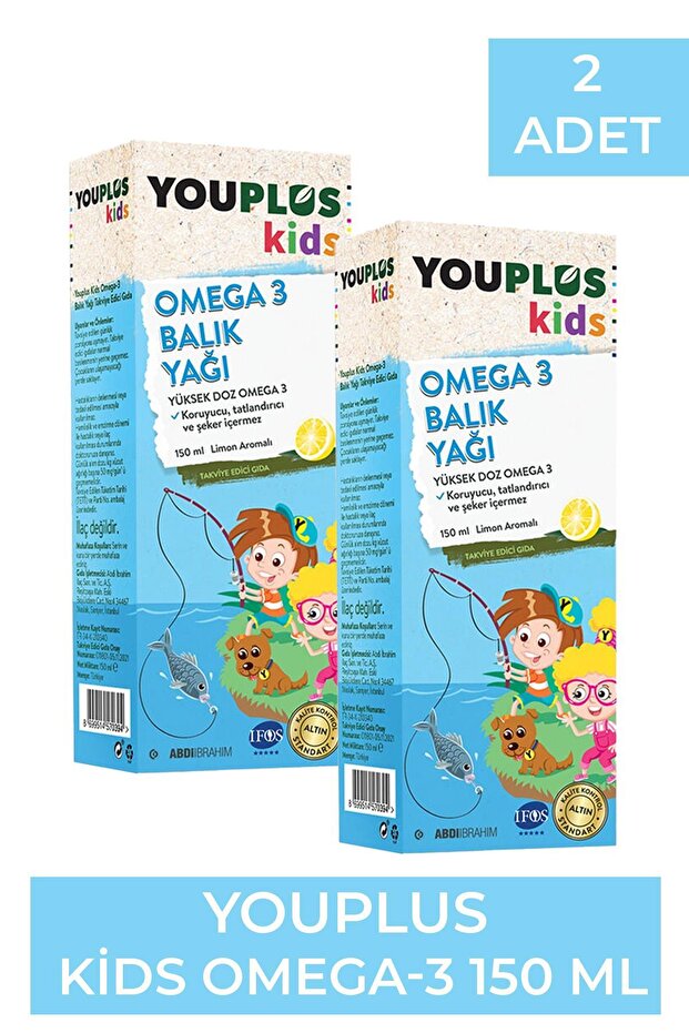 Kids Omega-3 150 ml 2 Adet - 1