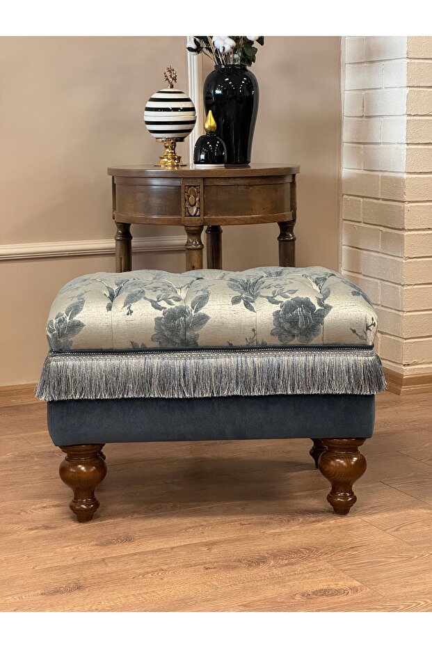 HANEL MOBİLYA DİKDÖRTGEN AYAKLI PUF - 1