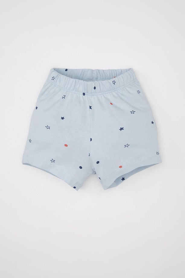 Erkek Bebek Pijama Takımı Penye Baskılı Kısa Kollu Üst Şort C3532a524hs - 2