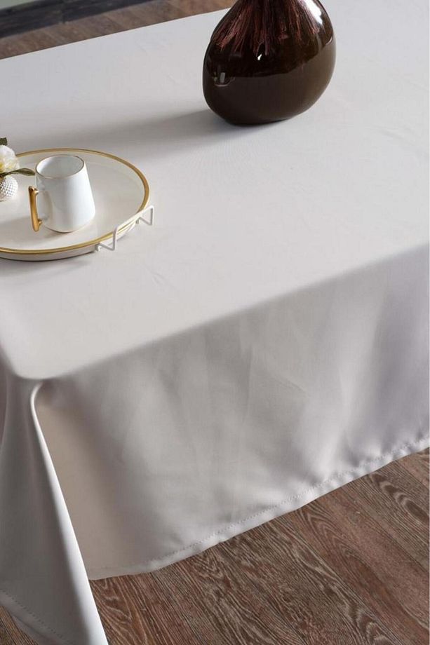 Masa Örtüsü Saten,otantik ,modern, Mat Saten Masa Örtüsü,kolay Temizlenebilir, Dikdörtgen 140x140 Cm - 3
